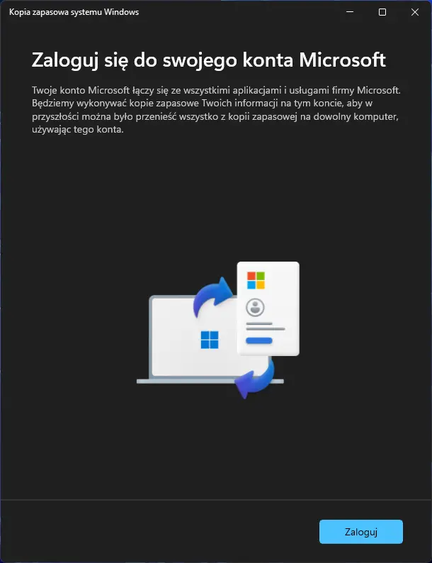 Logowanie do konta Microsoft